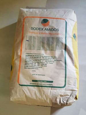Embalagem de fécula
